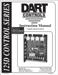 Thumbnail of document Manual - OMDC-125DV-C Variable Speed DC Motor Control w/Adjustable horsepower settings